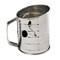 Norpro 3-Cup Stainless Steel Rotary Flour Sifter, Hand Crank with 2 Wire Agitator